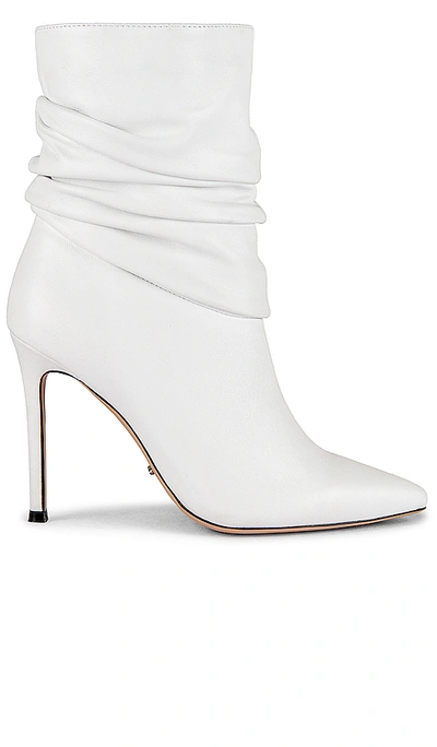 Tony Bianco Lane Bootie In White Sheep Nappa