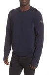 Canada Goose Black Label Conway Crewneck Merino Wool Blend Sweater In Navy
