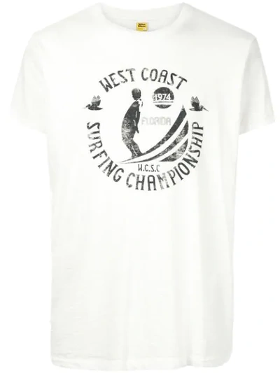 Velva Sheen West Coast T-shirt In White