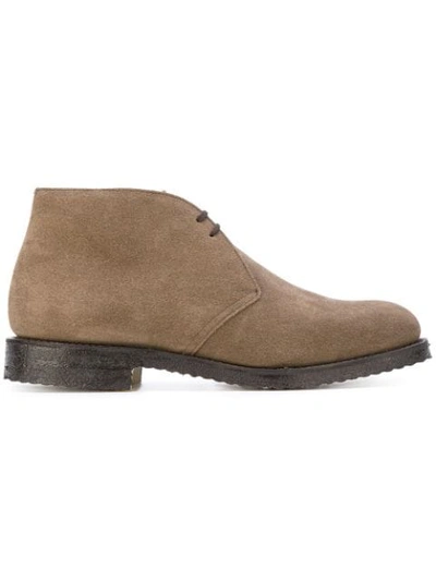 Church's Ryder Ankle Boots In Gray Brown