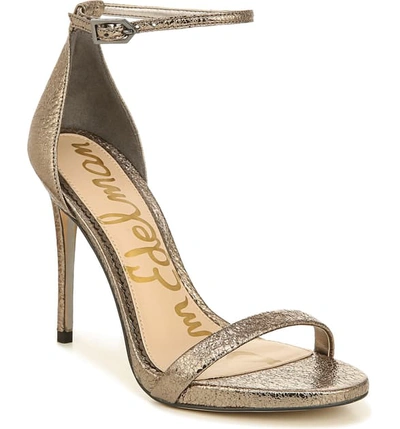 Sam Edelman Women's Ariella High-heel Sandals In Pyrite Leather