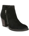 Sam Edelman Women's Macon Block Heel Ankle Booties In Black Suede