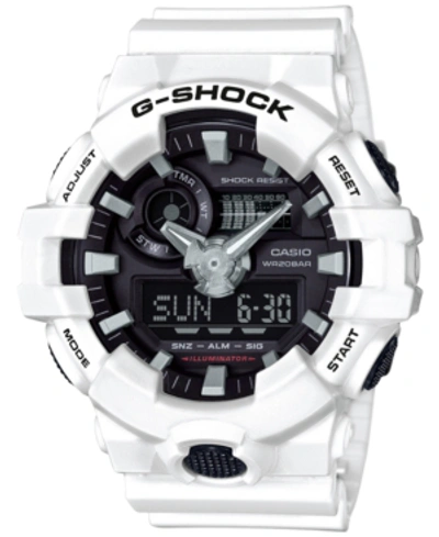 G-shock G Shock G-lide Watch, 53.4mm In White/black