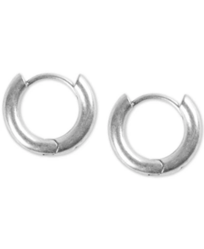 Lucky Brand Extra Small Silver-tone Mini Hoop Earrings 2/5"