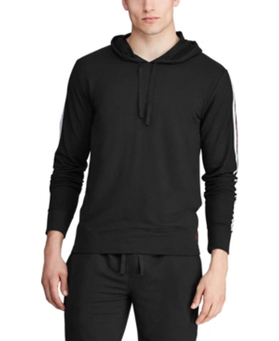 Polo Ralph Lauren Men's Mini-terry Pyjama Hoodie In Black