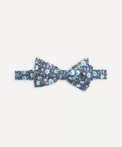 Liberty London Lodden Pre-tied Silk Bow Tie In Blue