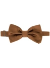 Dolce & Gabbana Silk-twill Bow Tie In Brown