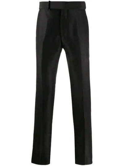 Tom Ford Atticus Tailored Trousers In Black