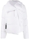 Bacon Feather Down Puffer Jacket In White