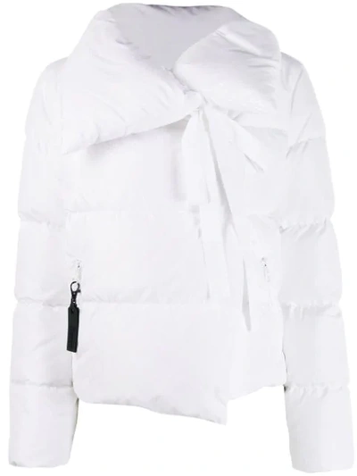Bacon Feather Down Puffer Jacket In White