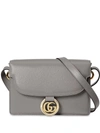 Gucci Double G Pendant Shoulder Bag In Grey