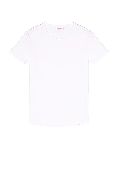 Orlebar Brown Asbury Sea Island Cotton-jersey T-shirt In White