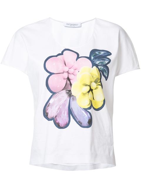Viktor & Rolf Floral Print T-shirt | ModeSens