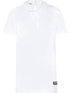 Miu Miu Jersey Collar T-shirt In White