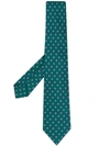 Kiton Floral Print Tie In Green