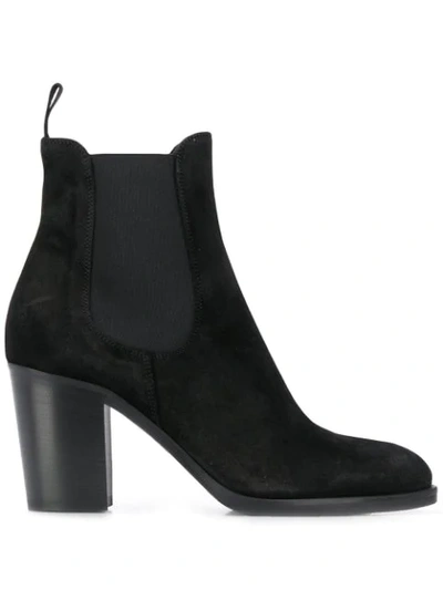Strategia Birk Ankle Boots In Black