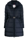 Moncler Accenteur Padded Coat In Blue