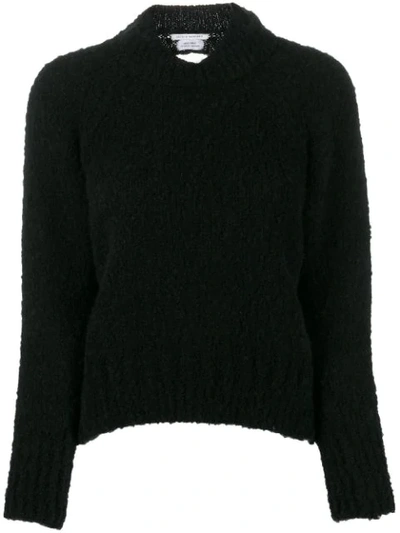 Cecilie Bahnsen Open Back Knitted Jumper In Black