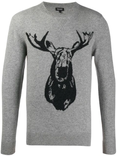 Ron Dorff Moose Sweatshirt In Grey