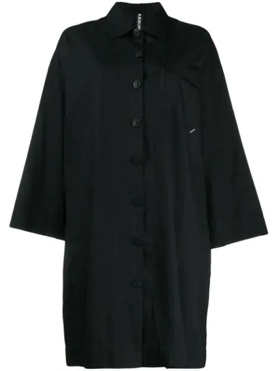 Raeburn Hemdkleid Im Oversized-look In Black