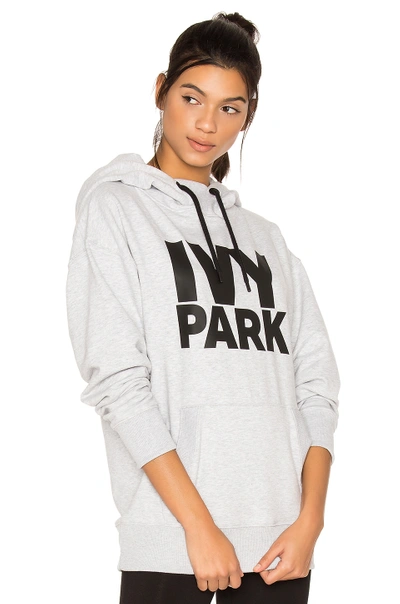 Ivy Park Hooded Sweatshirt In Gray