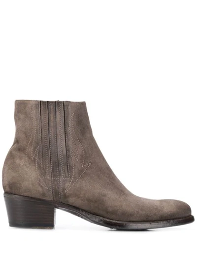 Alberto Fasciani Yara Ankle Boots In Brown