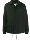 Msgm Overshirt Patch Jacket In Black