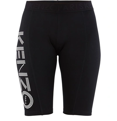 Kenzo Black Synthetic Fibers Shorts