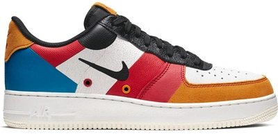 Pre-owned Nike  Air Force 1 Low Sail Amber Rise In Sail/imperial Blue-amber Rise-black