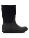 Hunter Original Faux Sherpa-lined Boots In Black