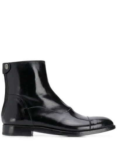 Alberto Fasciani Yago Ankle Boots In Black