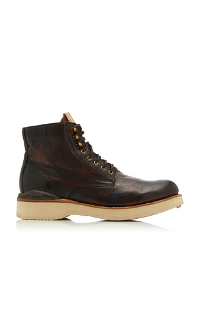 Visvim Virgil Leather Boots In Brown