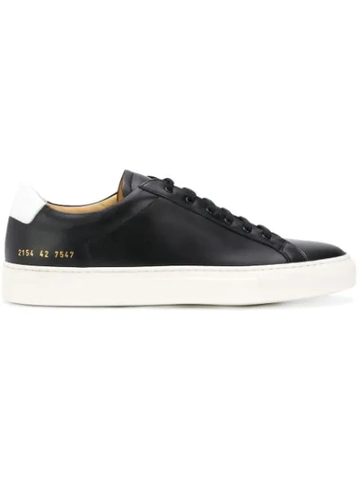 Common Projects Achilles Retro Sneakers In Black
