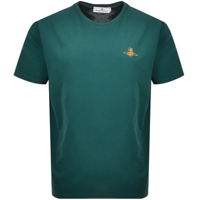 Vivienne Westwood Orb Logo Oversized T Shirt Green