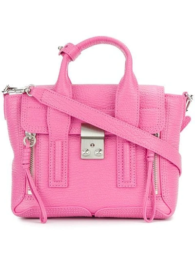 3.1 Phillip Lim / フィリップ リム Pashli Mini Leather Shoulder Bag In Pink