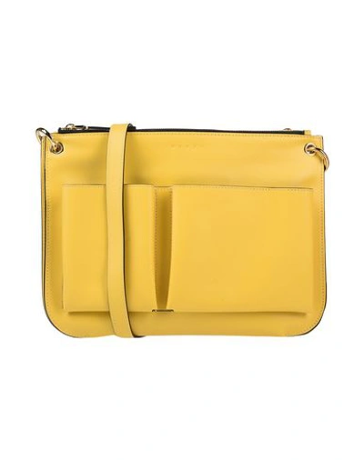 Marni Cross-body Bags In Yellow