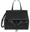 Mansur Gavriel Vegetable-tanned Leather Mini Lady Bag In Black