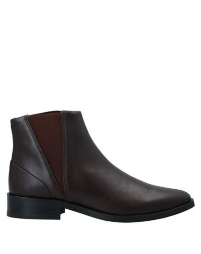 Royal Republiq Ankle Boots In Dark Brown