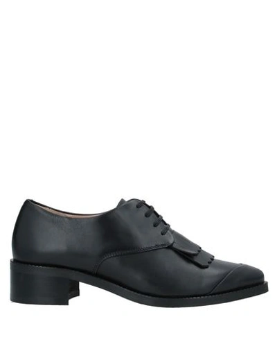 Royal Republiq Lace-up Shoes In Black