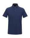 Malo Polo Shirts In Cobalto