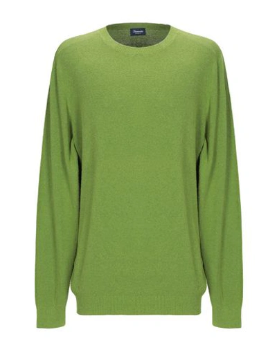 Drumohr Sweaters In Green