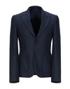 Grey Daniele Alessandrini Suit Jackets In Dark Blue