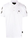 Philipp Plein Statement Polo Shirt In White