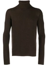 Bottega Veneta Cashmere Turtleneck Sweater In 8812 Marrone
