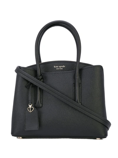 Kate Spade Margaux Large Leather Satchel Bag In Black/brown