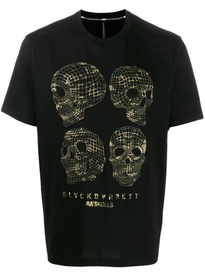 Blackbarrett Skull Graphic Print T-shirt In 2374 Black