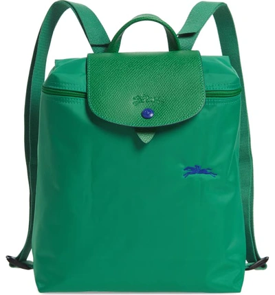 Longchamp Le Pliage Club Backpack - Green In Cactus