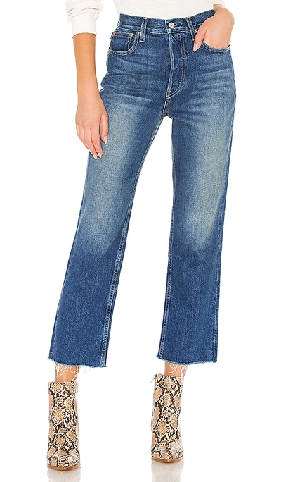 Trave Gia High Waist Crop Jeans In Sweet Emotion