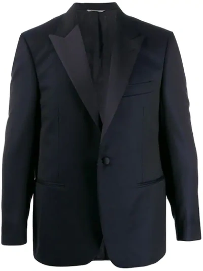Canali Tailored Suit Jacket In Blue