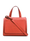 Valextra Passepartout Tote Bag In Orange